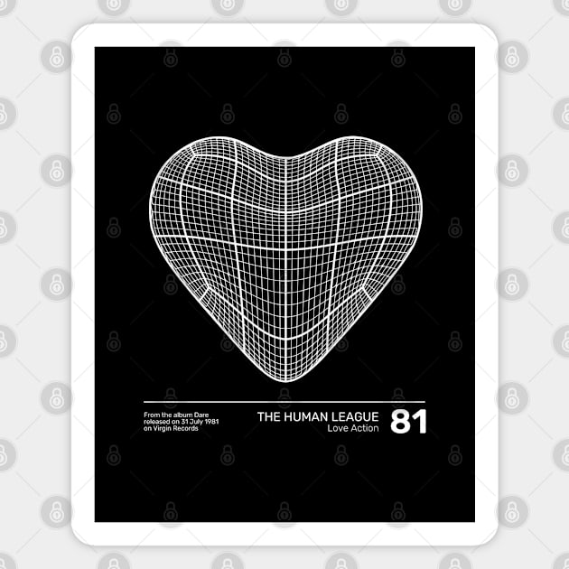 The Human League Love Action Magnet by Timeless Chaos